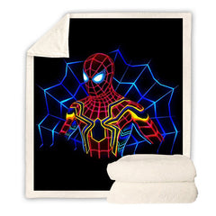 Spiderman Throw Blanket | Spider-Man Fleece Blanket for Adult Kids