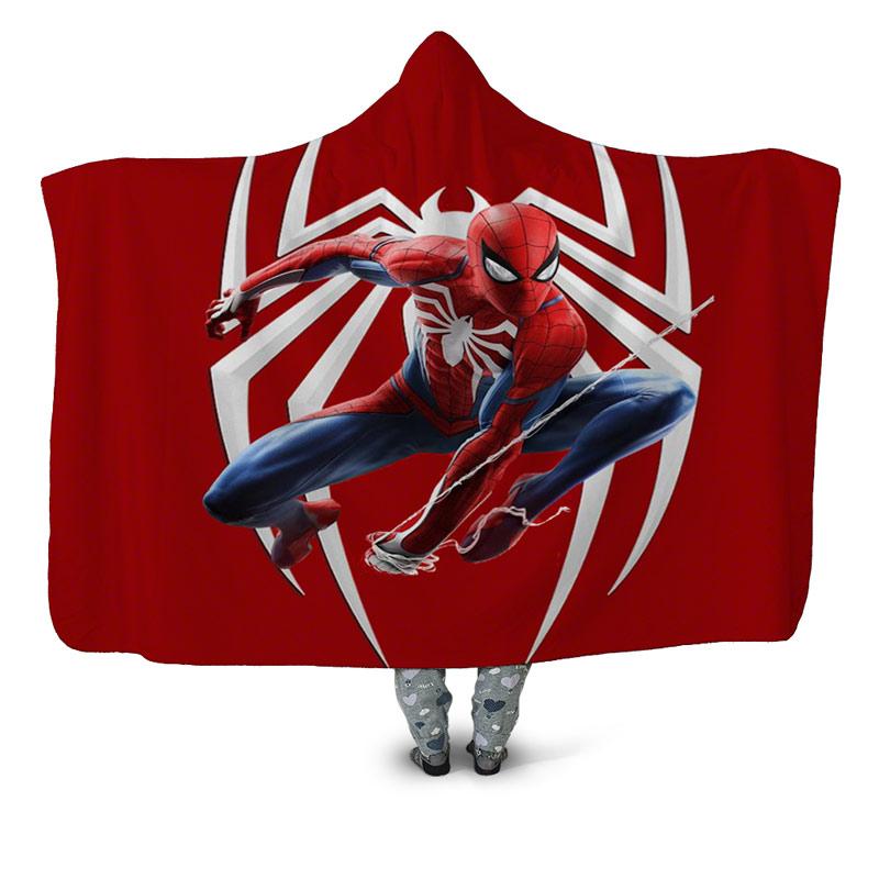 Spiderman hooded blanket online