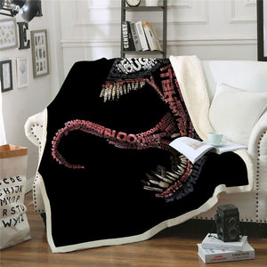 Venom throw blanket