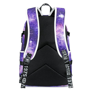 Basketball Lakers 24 Kobe Bryant Backpack Mamba Travel Backpack School Bag with USB Charging Port