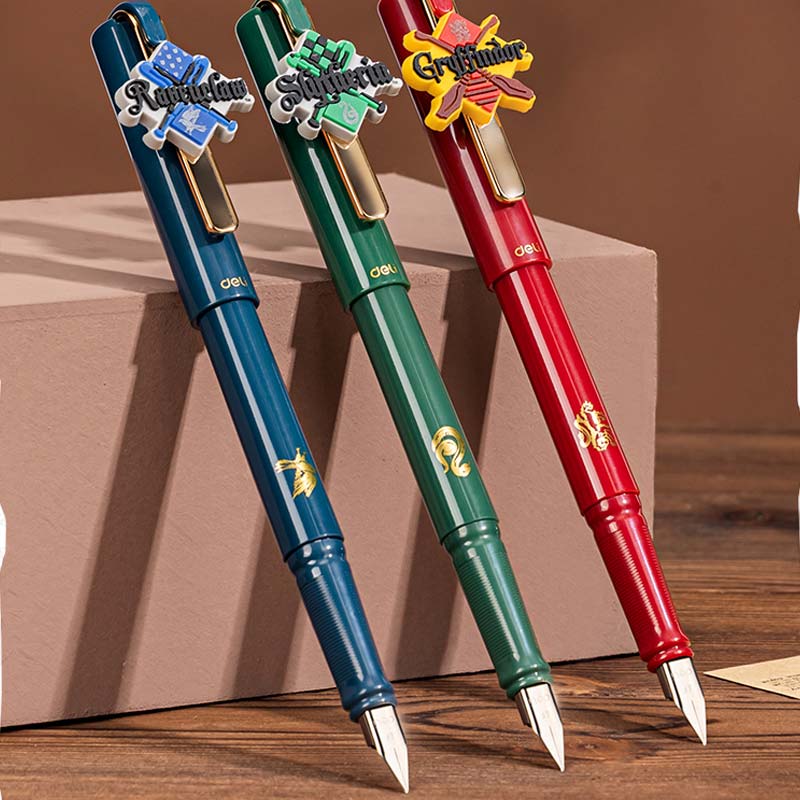 Harry Potter Fountain Pen with 4 Replaceable Ink Refills Students Gift -  Homeywow
