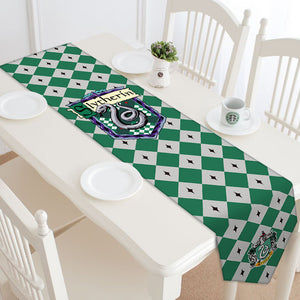 Harry Potter Table Cloth Harry Potter Slytherin Table Decor Idea Double-Sided Printing